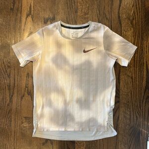 Nike boys gray and white Dri-Fit Tee